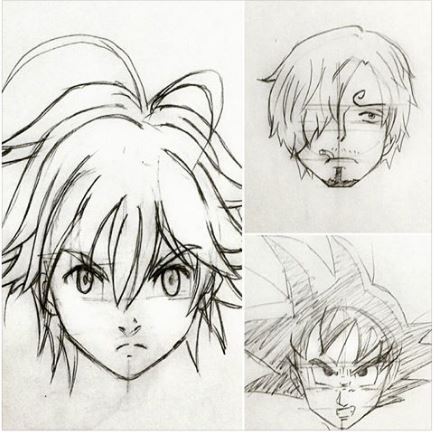 10 personagens de anime fáceis de desenhar com o Método Fanart 3.0